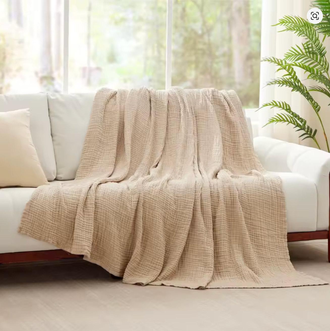Sandbeige Couch (127x152 cm), Sandbeige Einzelbett (152x200 cm), Sandbeige Doppelbett (200x230 cm)